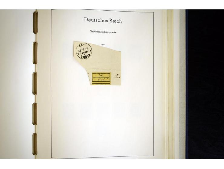 1872/1945, gestempelte Sammlung ab gutem Brustschildteil, später mit vielen besseren Werten, ab 1933 in den Hauptnummern komp