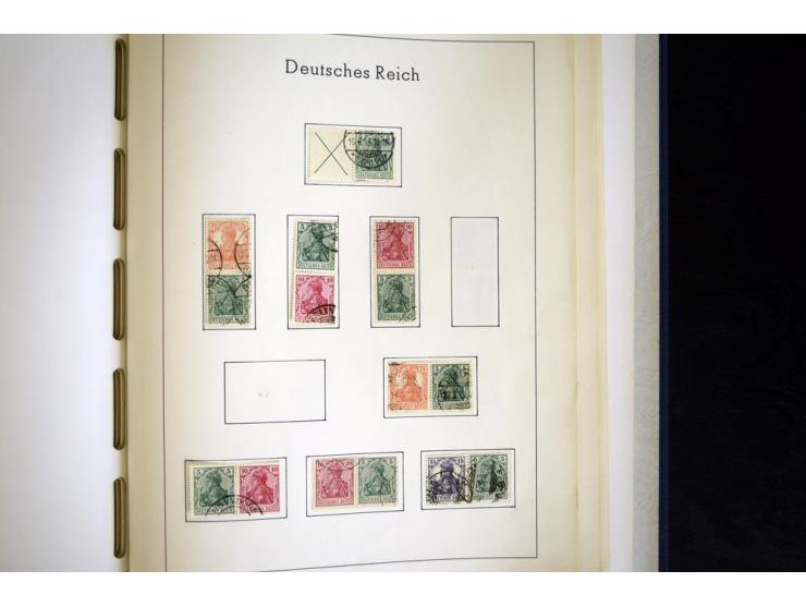 1872/1945, gestempelte Sammlung ab gutem Brustschildteil, später mit vielen besseren Werten, ab 1933 in den Hauptnummern komp