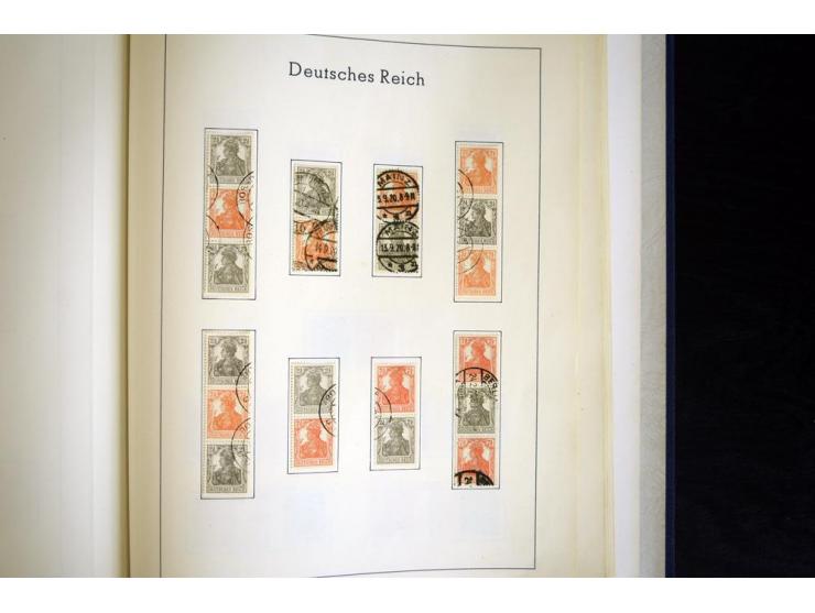1872/1945, gestempelte Sammlung ab gutem Brustschildteil, später mit vielen besseren Werten, ab 1933 in den Hauptnummern komp