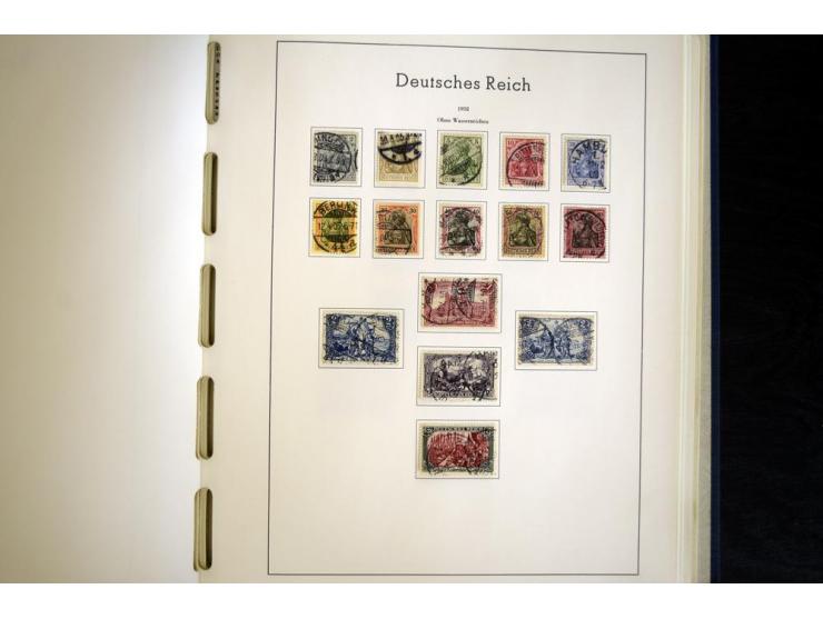 1872/1945, gestempelte Sammlung ab gutem Brustschildteil, später mit vielen besseren Werten, ab 1933 in den Hauptnummern komp