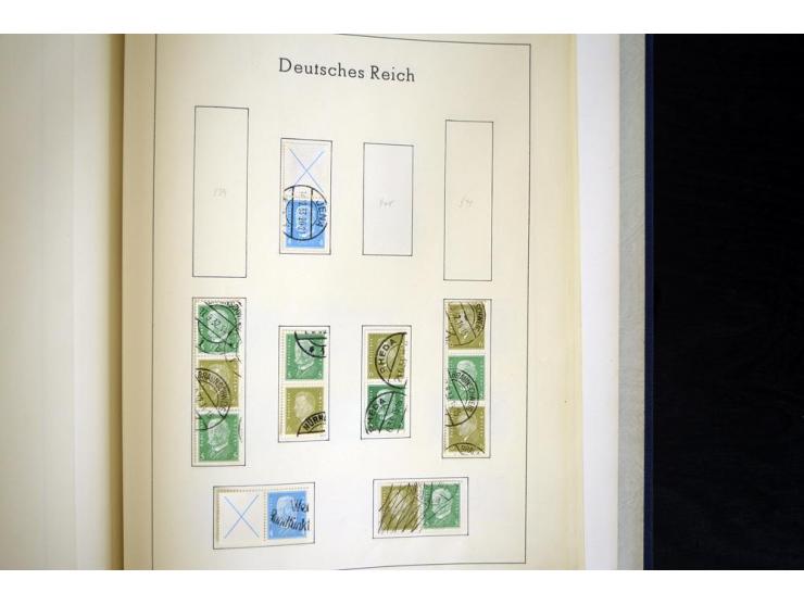 1872/1945, gestempelte Sammlung ab gutem Brustschildteil, später mit vielen besseren Werten, ab 1933 in den Hauptnummern komp