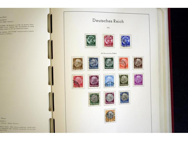 1872/1945, gestempelte Sammlung ab gutem Brustschildteil, später mit vielen besseren Werten, ab 1933 in den Hauptnummern komp