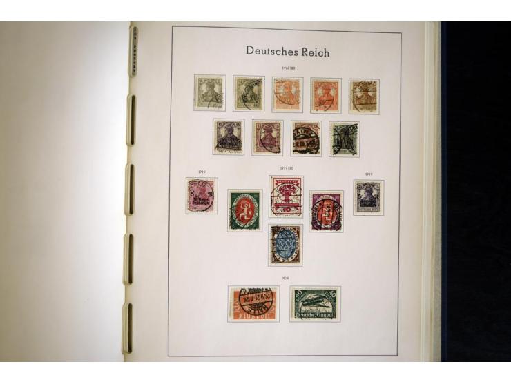 1872/1945, gestempelte Sammlung ab gutem Brustschildteil, später mit vielen besseren Werten, ab 1933 in den Hauptnummern komp