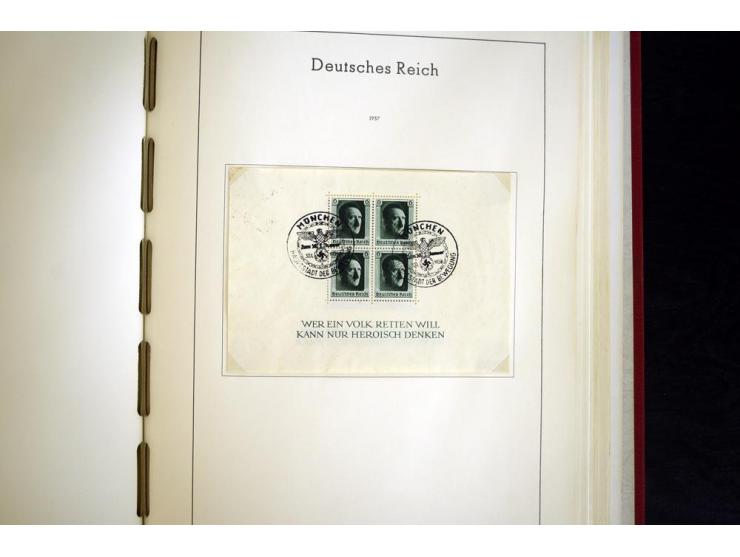 1872/1945, gestempelte Sammlung ab gutem Brustschildteil, später mit vielen besseren Werten, ab 1933 in den Hauptnummern komp