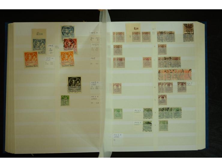 1902/45, postfrischer, ungebrauchter und gestempelter Bestand mit vielen guten Werten und Sätzen, Infla vieles signiert, ab W
