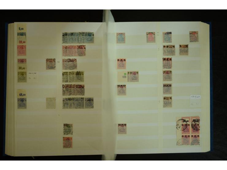 1902/45, postfrischer, ungebrauchter und gestempelter Bestand mit vielen guten Werten und Sätzen, Infla vieles signiert, ab W