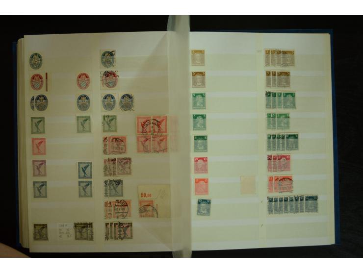 1902/45, postfrischer, ungebrauchter und gestempelter Bestand mit vielen guten Werten und Sätzen, Infla vieles signiert, ab W