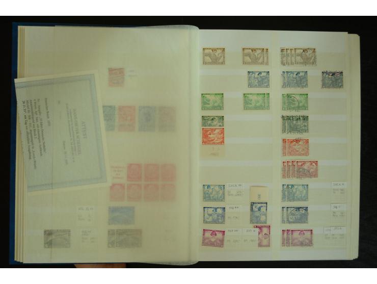 1902/45, postfrischer, ungebrauchter und gestempelter Bestand mit vielen guten Werten und Sätzen, Infla vieles signiert, ab W