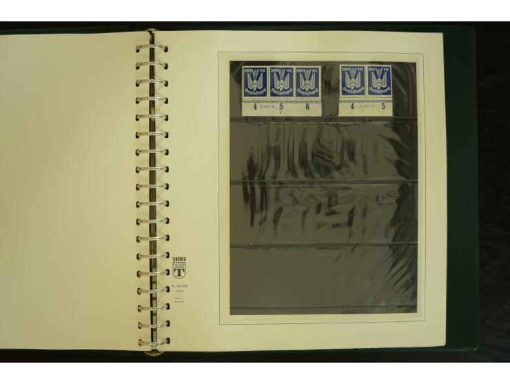 1902/1923, sehr umfangreiche Spezial-Sammlung "Hausauftragsnummern" ab Germania mit einigen hundert Paaren und Einzelwerten i