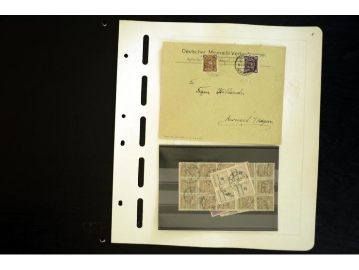 1916/23, interessante gestempelte Spezialsammlung nach Farben und Typen gesammelt, dabei viele bessere Werte dabei Mi.-Nr. 11