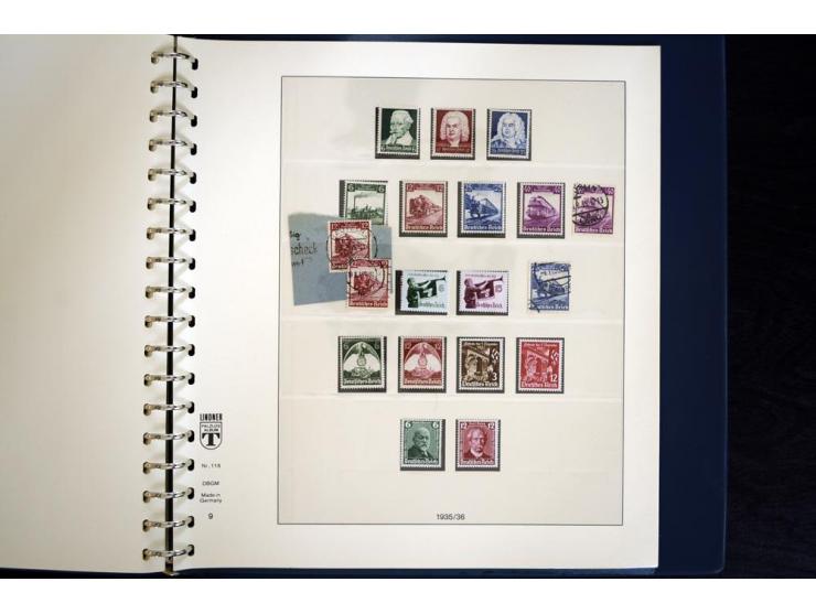 1916/45, postfrische und ungebrauchte Sammlung, ab Weimar kpl., teils zusätzlich gestempelt; in 2 Lindner-T-Alben