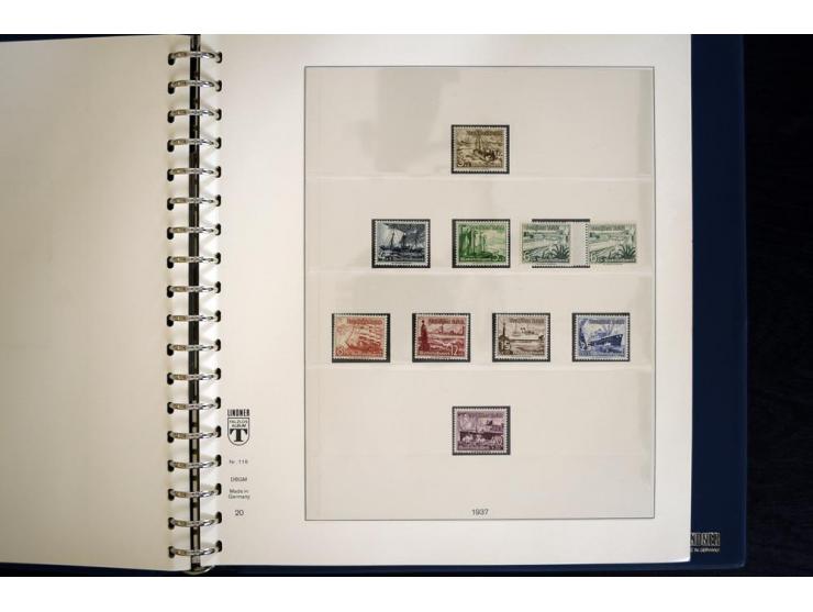 1916/45, postfrische und ungebrauchte Sammlung, ab Weimar kpl., teils zusätzlich gestempelt; in 2 Lindner-T-Alben