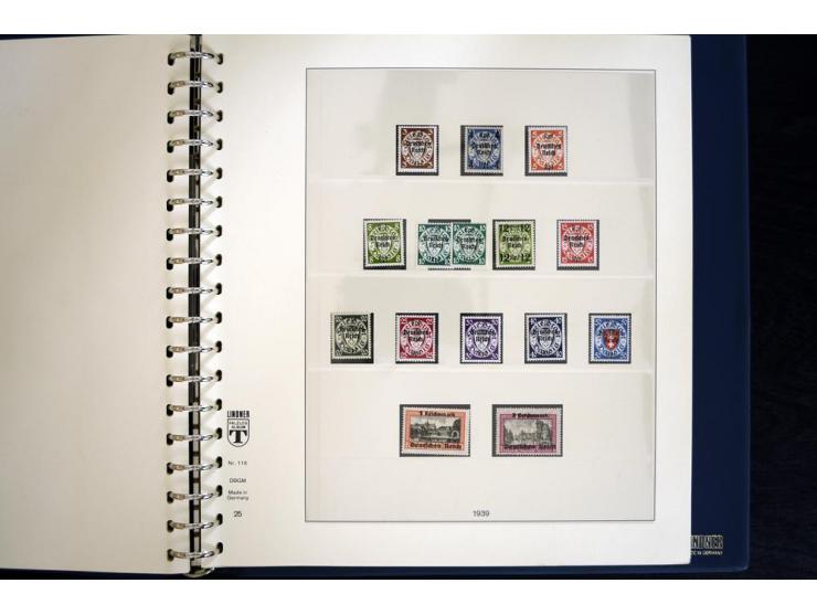 1916/45, postfrische und ungebrauchte Sammlung, ab Weimar kpl., teils zusätzlich gestempelt; in 2 Lindner-T-Alben