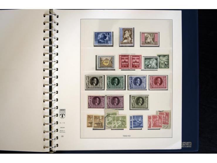 1916/45, postfrische und ungebrauchte Sammlung, ab Weimar kpl., teils zusätzlich gestempelt; in 2 Lindner-T-Alben