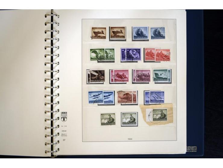 1916/45, postfrische und ungebrauchte Sammlung, ab Weimar kpl., teils zusätzlich gestempelt; in 2 Lindner-T-Alben