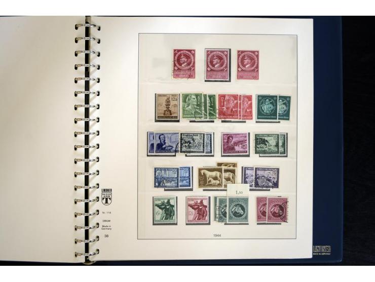 1916/45, postfrische und ungebrauchte Sammlung, ab Weimar kpl., teils zusätzlich gestempelt; in 2 Lindner-T-Alben