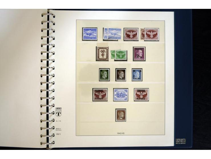 1916/45, postfrische und ungebrauchte Sammlung, ab Weimar kpl., teils zusätzlich gestempelt; in 2 Lindner-T-Alben