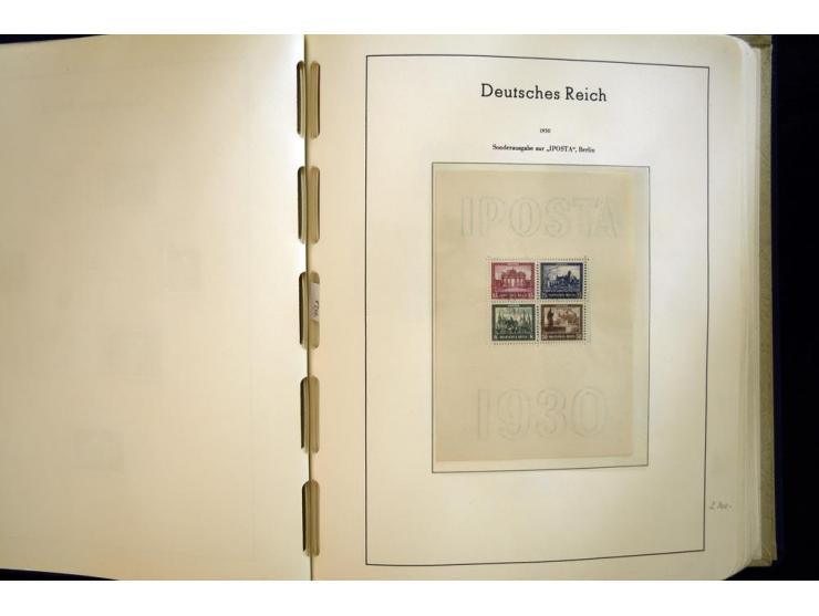 1923/45, sehr schöne vorwiegend postfrische, in den Hauptnummern augenscheinlich komplette Sammlung inkl. Dienst, dabei einig