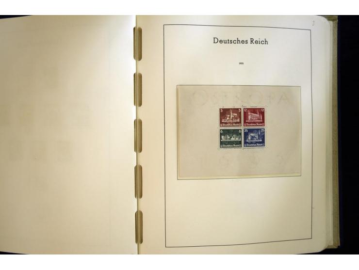 1923/45, sehr schöne vorwiegend postfrische, in den Hauptnummern augenscheinlich komplette Sammlung inkl. Dienst, dabei einig