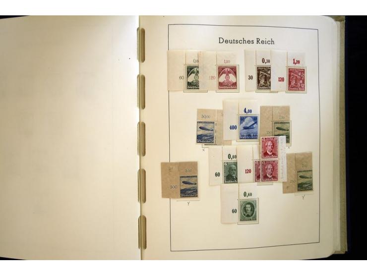 1923/45, sehr schöne vorwiegend postfrische, in den Hauptnummern augenscheinlich komplette Sammlung inkl. Dienst, dabei einig