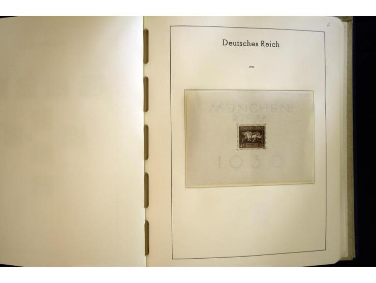 1923/45, sehr schöne vorwiegend postfrische, in den Hauptnummern augenscheinlich komplette Sammlung inkl. Dienst, dabei einig