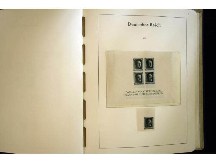 1923/45, sehr schöne vorwiegend postfrische, in den Hauptnummern augenscheinlich komplette Sammlung inkl. Dienst, dabei einig