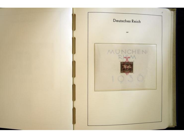 1923/45, sehr schöne vorwiegend postfrische, in den Hauptnummern augenscheinlich komplette Sammlung inkl. Dienst, dabei einig