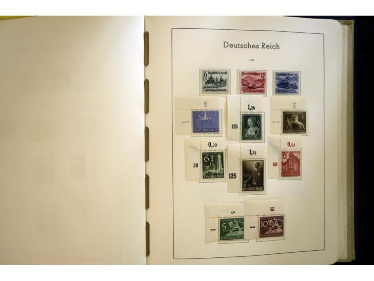 1923/45, sehr schöne vorwiegend postfrische, in den Hauptnummern augenscheinlich komplette Sammlung inkl. Dienst, dabei einig