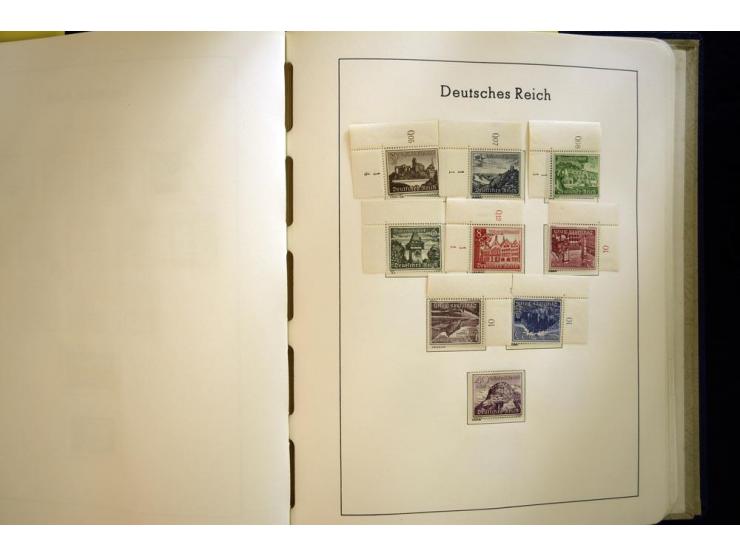 1923/45, sehr schöne vorwiegend postfrische, in den Hauptnummern augenscheinlich komplette Sammlung inkl. Dienst, dabei einig
