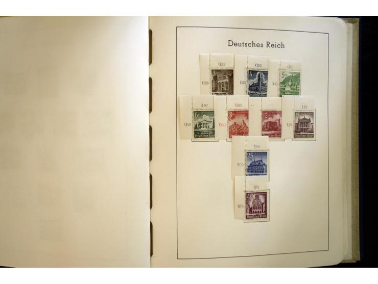 1923/45, sehr schöne vorwiegend postfrische, in den Hauptnummern augenscheinlich komplette Sammlung inkl. Dienst, dabei einig