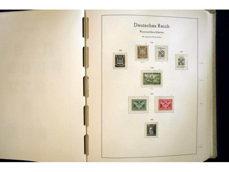1923/45, sehr schöne vorwiegend postfrische, in den Hauptnummern augenscheinlich komplette Sammlung inkl. Dienst, dabei einig