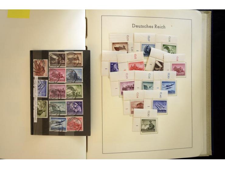 1923/45, sehr schöne vorwiegend postfrische, in den Hauptnummern augenscheinlich komplette Sammlung inkl. Dienst, dabei einig