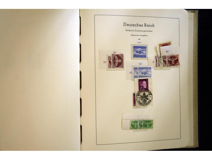 1923/45, sehr schöne vorwiegend postfrische, in den Hauptnummern augenscheinlich komplette Sammlung inkl. Dienst, dabei einig