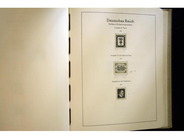 1923/45, sehr schöne vorwiegend postfrische, in den Hauptnummern augenscheinlich komplette Sammlung inkl. Dienst, dabei einig