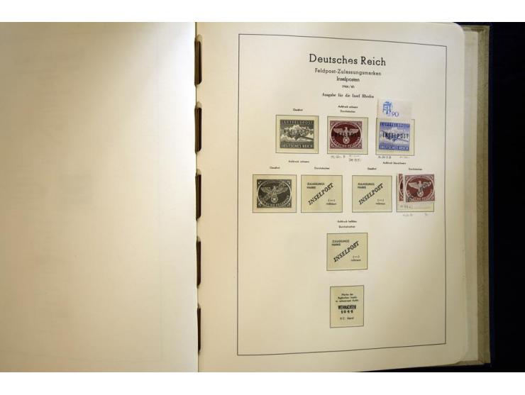 1923/45, sehr schöne vorwiegend postfrische, in den Hauptnummern augenscheinlich komplette Sammlung inkl. Dienst, dabei einig