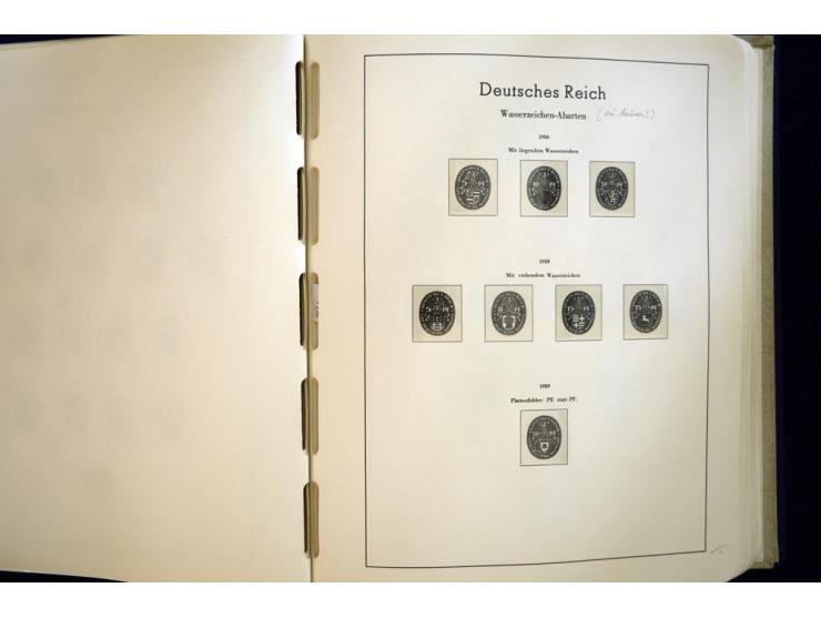 1923/45, sehr schöne vorwiegend postfrische, in den Hauptnummern augenscheinlich komplette Sammlung inkl. Dienst, dabei einig