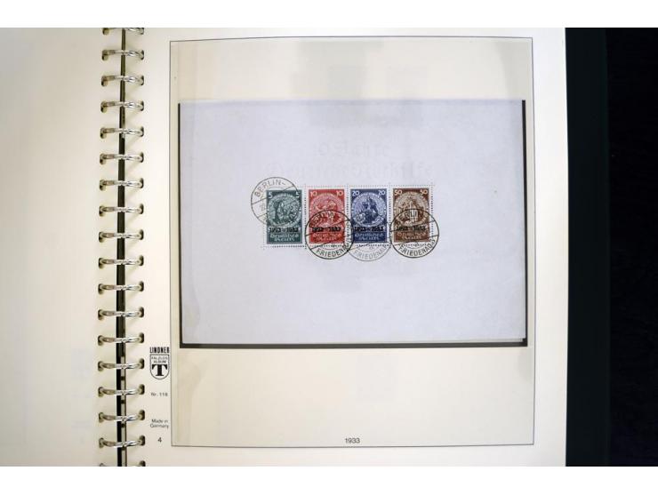 1923/45, gestempelte Sammlung mit allen Blocks und Zeppelinen, vieles BPP-signiert, Bl.2 etwas erhöht sign. Schlegel BPP