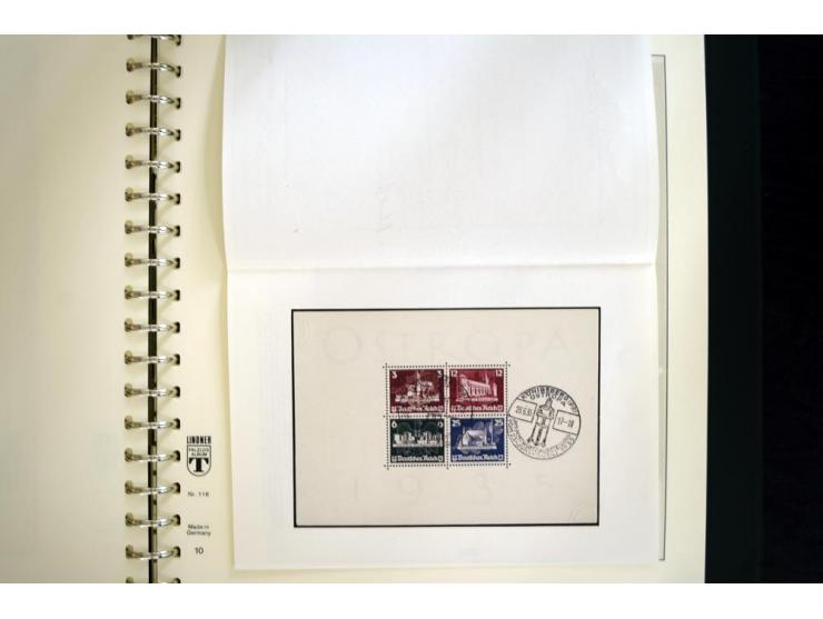 1923/45, gestempelte Sammlung mit allen Blocks und Zeppelinen, vieles BPP-signiert, Bl.2 etwas erhöht sign. Schlegel BPP