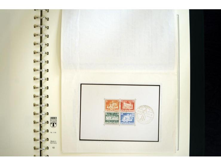 1923/45, gestempelte Sammlung mit allen Blocks und Zeppelinen, vieles BPP-signiert, Bl.2 etwas erhöht sign. Schlegel BPP
