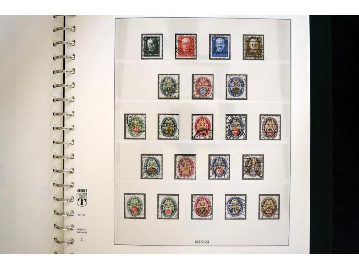 1923/45, gestempelte Sammlung mit allen Blocks und Zeppelinen, vieles BPP-signiert, Bl.2 etwas erhöht sign. Schlegel BPP