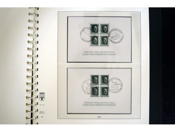 1923/45, gestempelte Sammlung mit allen Blocks und Zeppelinen, vieles BPP-signiert, Bl.2 etwas erhöht sign. Schlegel BPP