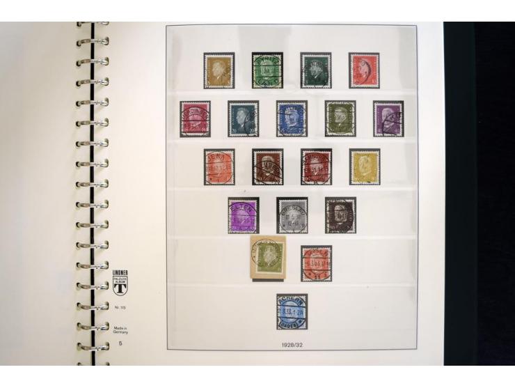 1923/45, gestempelte Sammlung mit allen Blocks und Zeppelinen, vieles BPP-signiert, Bl.2 etwas erhöht sign. Schlegel BPP