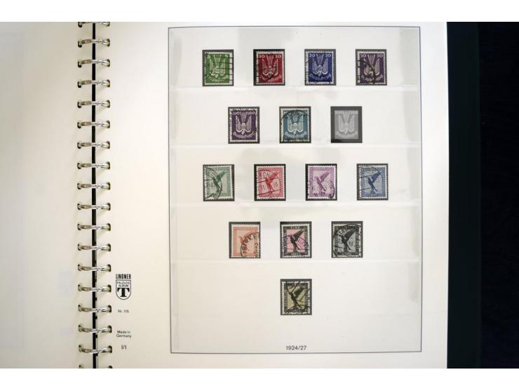1923/45, gestempelte Sammlung mit allen Blocks und Zeppelinen, vieles BPP-signiert, Bl.2 etwas erhöht sign. Schlegel BPP
