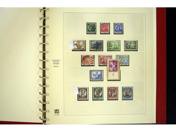 1924/45, gestempelte kpl. Sammlung, dabei Mi.-Nr. Bl.2 auf Briefausschnitt (Fotoattest H.-D. Schlegel BPP, 2015), teils etwas
