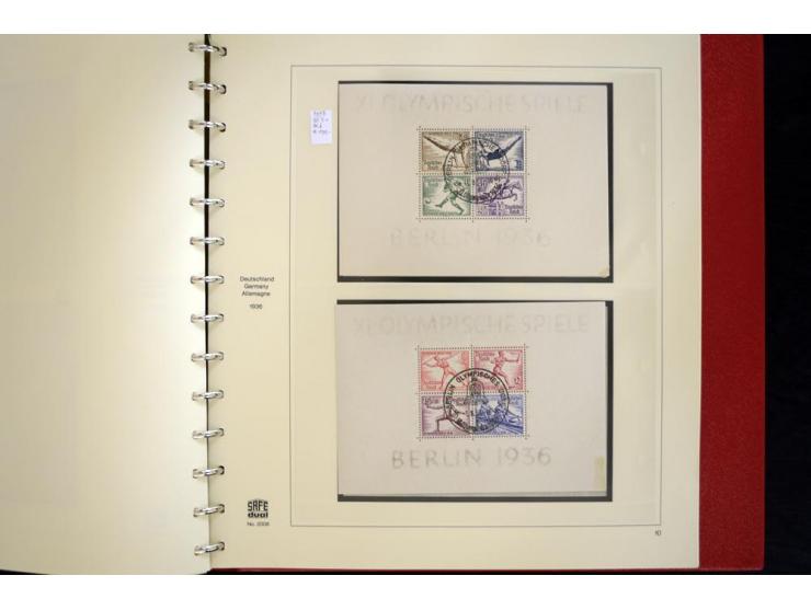 1924/45, gestempelte kpl. Sammlung, dabei Mi.-Nr. Bl.2 auf Briefausschnitt (Fotoattest H.-D. Schlegel BPP, 2015), teils etwas