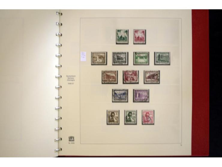 1924/45, gestempelte kpl. Sammlung, dabei Mi.-Nr. Bl.2 auf Briefausschnitt (Fotoattest H.-D. Schlegel BPP, 2015), teils etwas