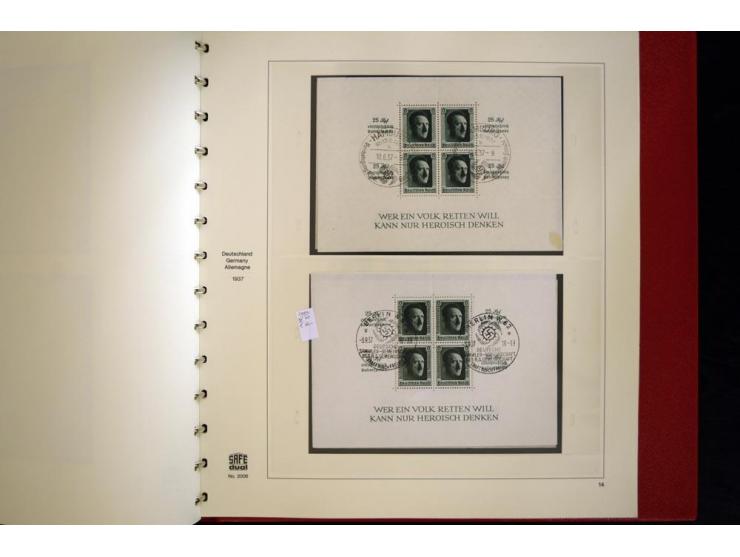 1924/45, gestempelte kpl. Sammlung, dabei Mi.-Nr. Bl.2 auf Briefausschnitt (Fotoattest H.-D. Schlegel BPP, 2015), teils etwas