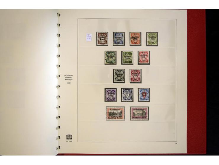 1924/45, gestempelte kpl. Sammlung, dabei Mi.-Nr. Bl.2 auf Briefausschnitt (Fotoattest H.-D. Schlegel BPP, 2015), teils etwas