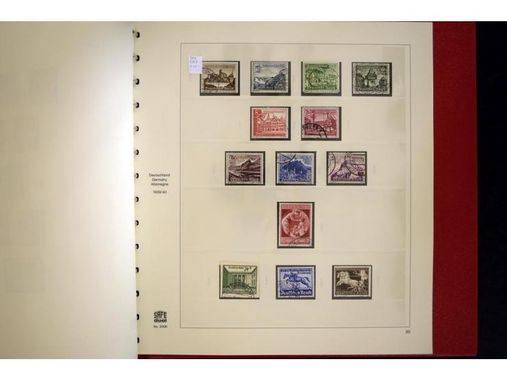 1924/45, gestempelte kpl. Sammlung, dabei Mi.-Nr. Bl.2 auf Briefausschnitt (Fotoattest H.-D. Schlegel BPP, 2015), teils etwas