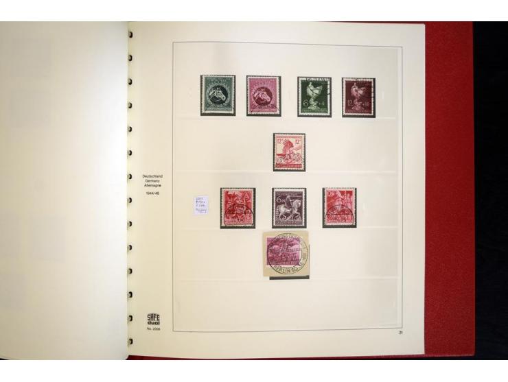 1924/45, gestempelte kpl. Sammlung, dabei Mi.-Nr. Bl.2 auf Briefausschnitt (Fotoattest H.-D. Schlegel BPP, 2015), teils etwas